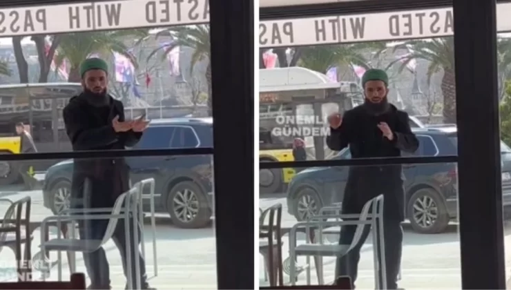 Kafede oturan insanları oruç tutmadıkları için böyle uyardı