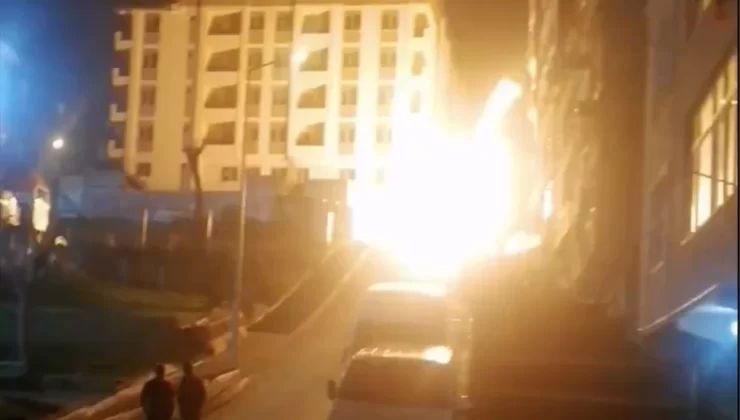 Sultangazi’de yer altı doğal gaz hattında patlama