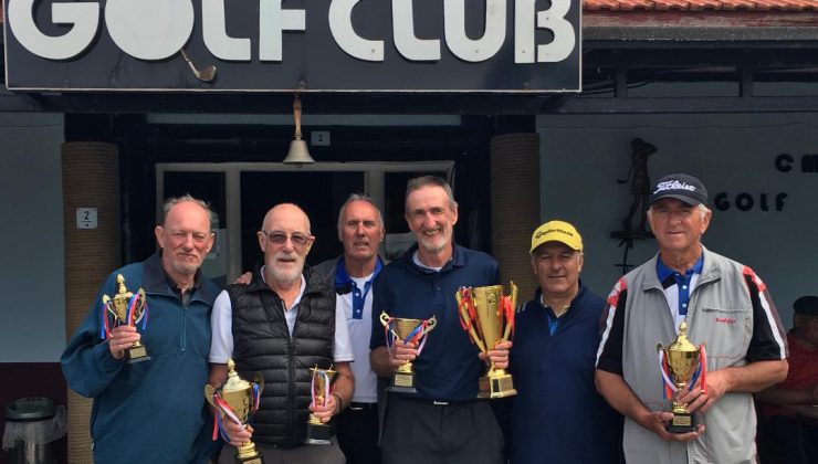 CMC’de Cengiz Topel Open Golf Turnuvası Şampiyonu Chris Moores. 