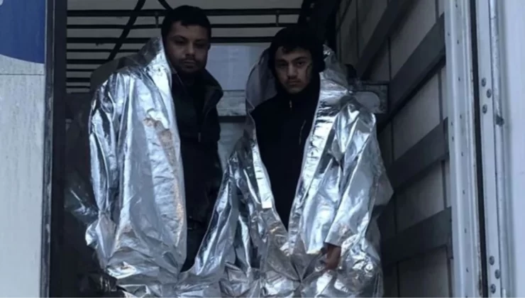 TIR’da alüminyum folyo kaplı göçmenler yakalandı