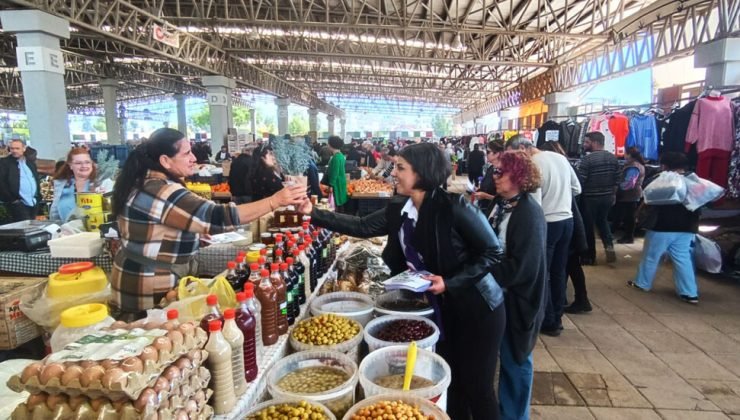 CTP Kadın Örgütü Mağusa İlçesi Mağusa çarşı ve pazar esnafını ziyaret etti