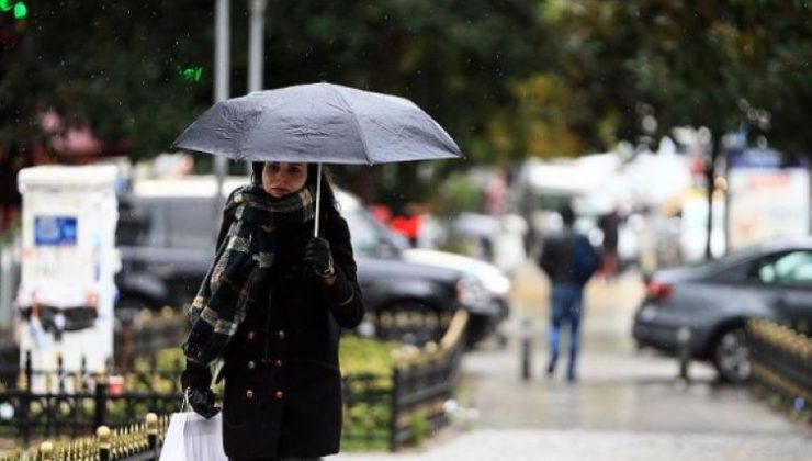 Meteroloji Dairesi havanın Çarşamba gününe kadar yağışlı olacağını açıkladı