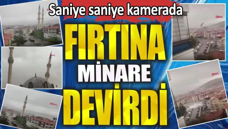 Türkiye fırtınaya teslim, Çankırı’da minare devrildi, ağaçlar söküldü, çatılar uçtu, İstanbul’da metroyu su bastı, İzmir’de hortum korkuttu