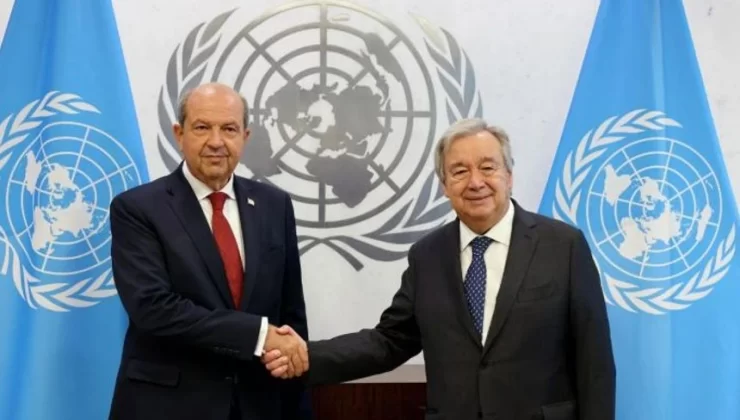 Cumhurbaşkanı Tatar, BM Genel Sekreteri Guterres ile görüştü