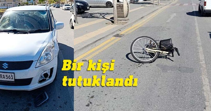 Gönyeli’de meydana gelen trafik kazasında 62 yaşındaki bisiklet sürücüsü ağır yaralandı