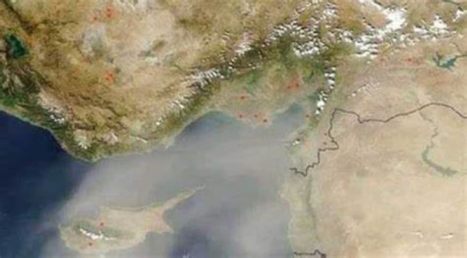 Meteoroloji Dairesi Kuzey Afrika üzerinden taşınan toz ile ilgili uyarıda bulundu