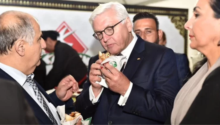 Almanya Cumhurbaşkanı Steinmeier, Türkiye’ye 60 kilo dönerle geliyor