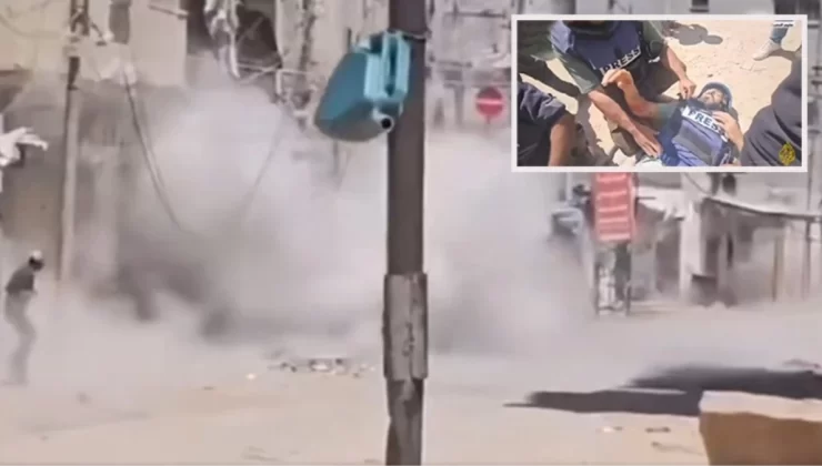İsrail’in Gazze’de TRT ekibine yaptığı saldırının görüntüleri ortaya çıktı