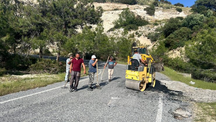 Karayolları Dairesi, Güvercinlik ve Sadrazamköy yollarında yaptığı bakım ve onarım çalışmalarını tamamlandı