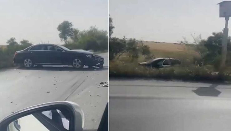 Mağusa – Tuzla kavşağında meydana gelen trafik kazasında Maliye Bakanı Özdemir Berova, Basın Danışmanı Özlem Sefer yaralandı