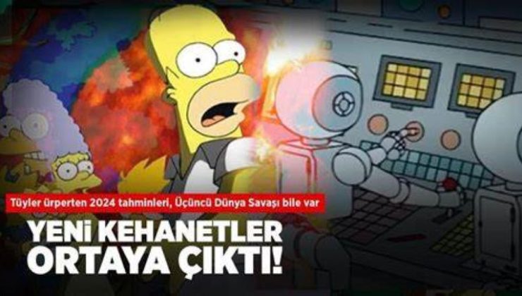 The Simpsons’ın 2024 tahminleri, 2024 tahminlerinde tüyler ürperten 3’ncü Dünya Savaşı bile var