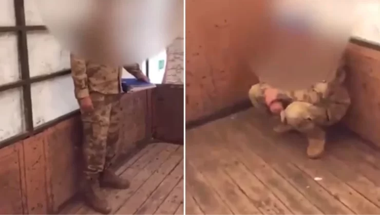 Skandal görüntü! 5 uzman çavuşu kamyon kasasında disipline sevk ettiler