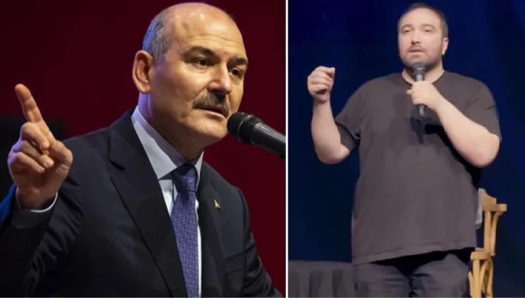 Soylu’dan komedyen Özgür Turhan’ın kendisiyle ilgili “uyuşturucu” sözlerine tepki gösterdi