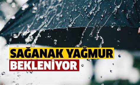 Dikkat, yarın ve çarşamba günü sağanak bekleniyor