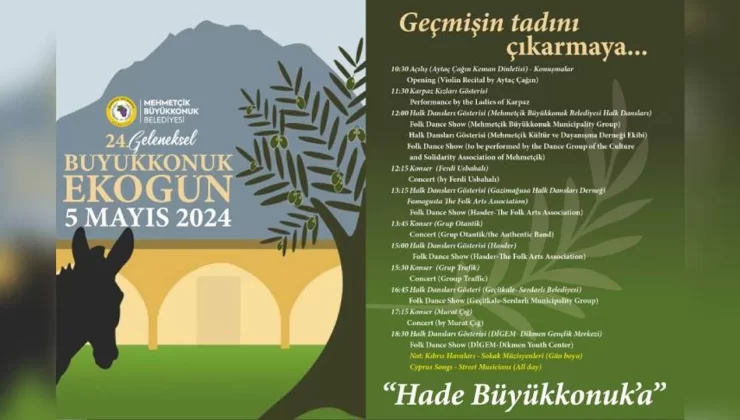 Büyükkonuk Eko Günü yarın 10.30’da başlayıp 18.30’a kadar devam edecek