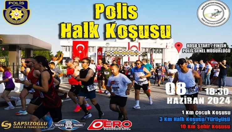 8 Haziran’da yapılacak Polis Halk Koşusu için kayıtlar başladı