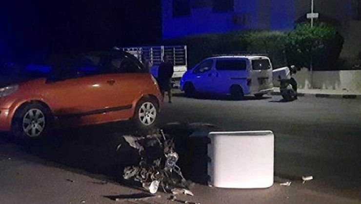 Feci kazada motosiklet sürücüsü ağır yaralandı