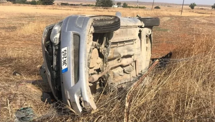 Beyarmudu’nda kaza, 2 kişi yaralandı
