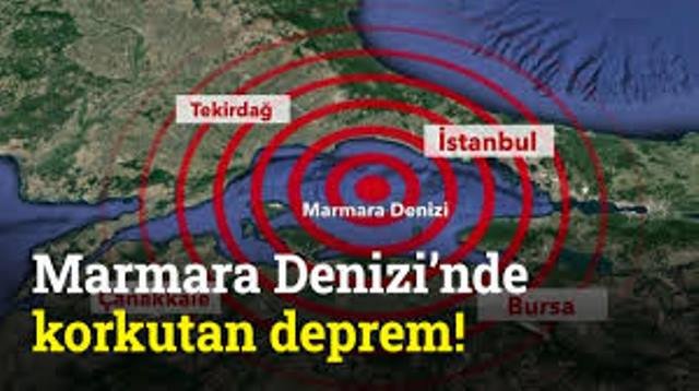 Marmara Denizi’nde deprem