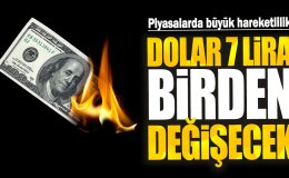 Dolar 7 lira birden değişecek!