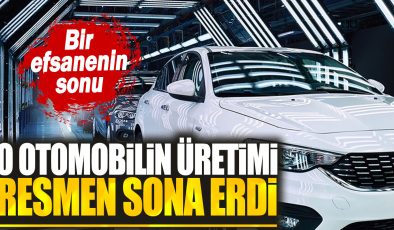 Bir efsanenin sonu: O otomobilin üretimi resmen sona erdi