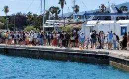 Rodos Adası’na Türk vatandaşları yoğunluk nedeniyle alınmadı