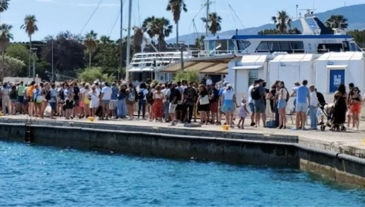 Rodos Adası’na Türk vatandaşları yoğunluk nedeniyle alınmadı