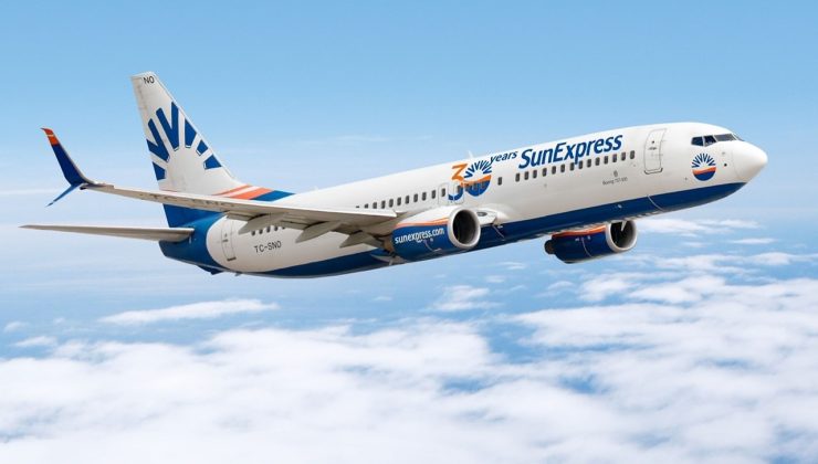 Sun Express dün itibarıyla Antalya-Ercan seferine başladı
