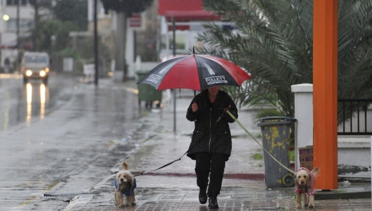 Meteoroloji Dairesi bugün yer yer sağanak beklendiğini duyurdu