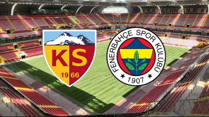 Fenerbahçe Kayseri’de gol olup yağıyor Kayserispor 2-6 Fenerbahçe