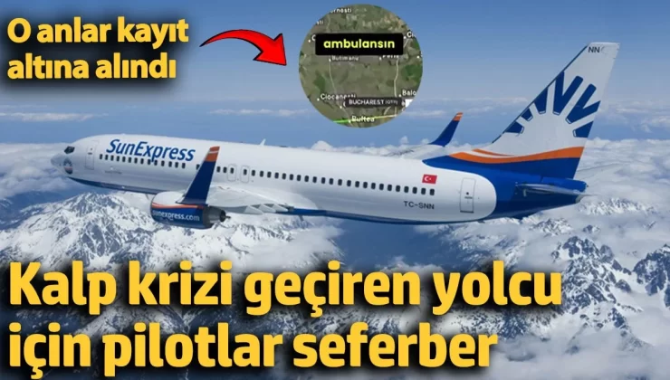 Pilotlar havada kalp krizi geçiren yolcu için seferber oldu uçak Bükreş Havalimanına acil iniş yaptı