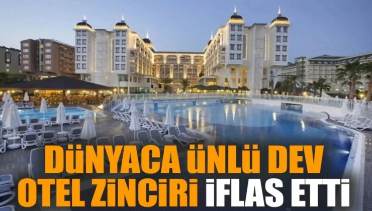 Pandemi sonrası yaşanan ekonomik kriz etkisini sürdürmeye devam ederken dünyaca ünlü dev şirket iflas etti