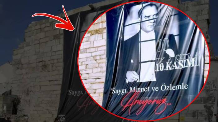 Gelibolu Belediyesi’nin Atatürk’ü demir parmaklıklar arkasında gösteren afişi herkesi ayağa kaldırdı!