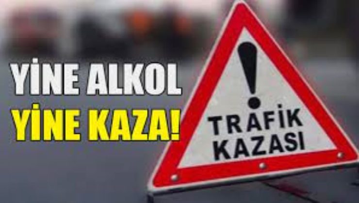 Girne’de meydana gelen trafik kazasında her iki sürücü de alkollü çıktı, 2’si de tutuklandı