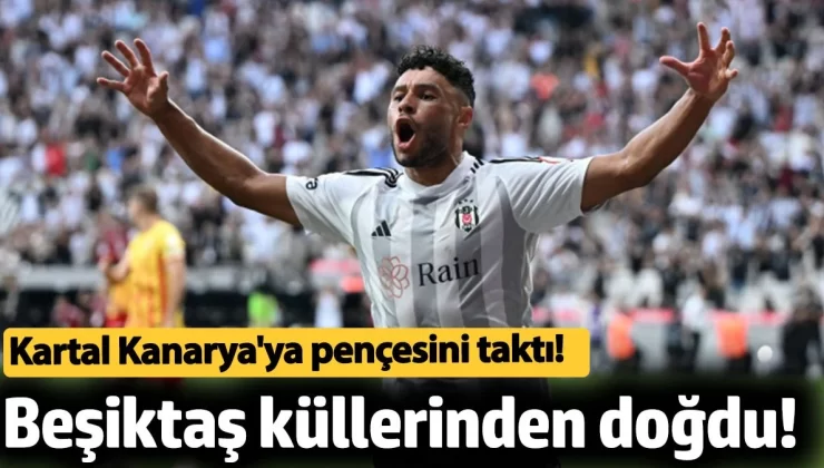 Beşiktaş dev derbide küllerinden doğdu. Kartal, Kanarya’ya pençesini taktı!