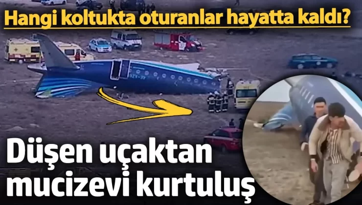 Düşen uçaktan mucizevi kurtuluş! Hangi koltukta oturanlar hayatta kaldı?