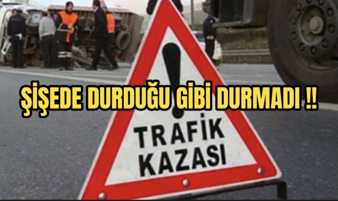 Alkollü içki tesiri altında kaza yapan şahıs tutuklandı