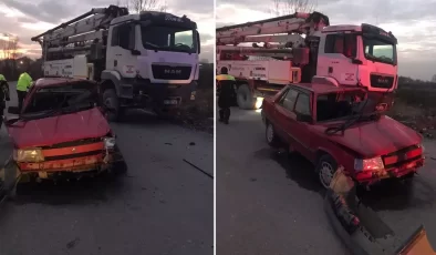 9 yaşındaki çocuğun kullandığı araç, kamyona çarptı: 3’ü ağır 5 yaralı