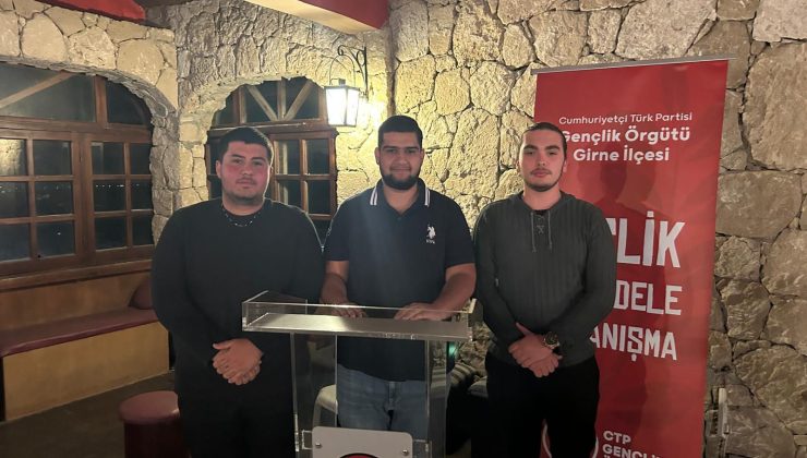 CTP Gençlik Örgütü Girne İlçesi Taşkent Ocağı ilk kongresini gerçekleştirdi