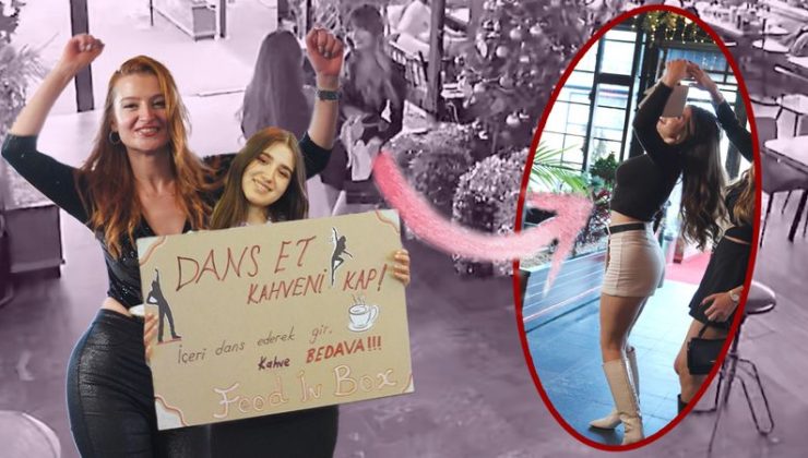 Antalya’da bir fincan ücretsiz kahve için tek şartı dans etmek olan insanlar o şartı yerine getiriyor