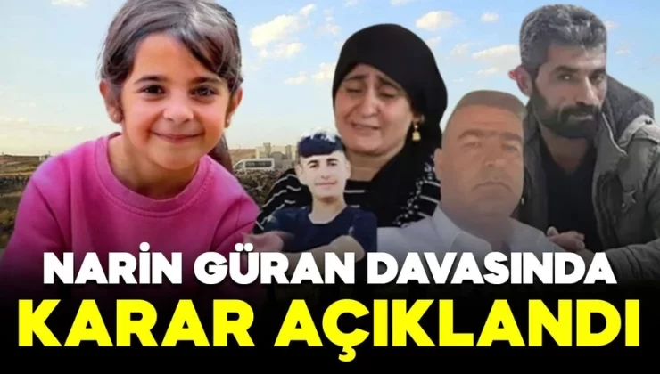 Narin Güran davasında karar açıklandı: 3 sanığa ağırlaştırılmış müebbet hapis cezası Nevzat Bahtiyar’a ise 4 yıl 6 ay ceza verildi.