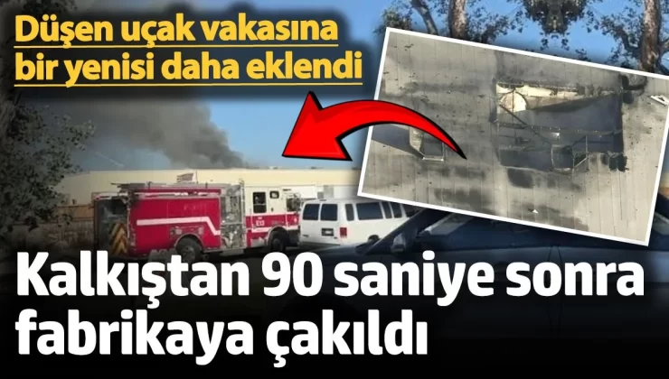 Tek motorlu uçak fabrikaya düştü: Çok sayıda ölü ve yaralı var