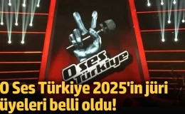 O Ses Türkiye 2025 jüri üyeleri belli oldu!