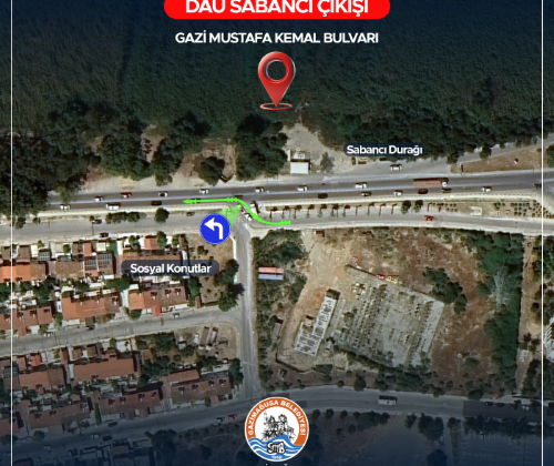 DAÜ KAMPÜSÜ’NÜN BATISINDA BÜYÜK SANAYİ YOLUNDA YAPILAN KAÇIŞ YOLU TRAFİĞE AÇILDI