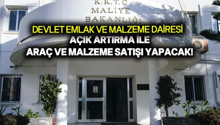 Gazimağusa’da açık artırma usulü ile araç satışı yapılacak