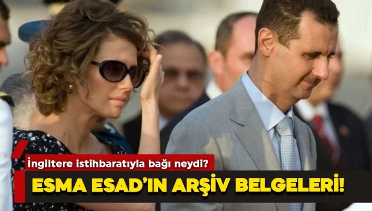 Suriye istihbarat arşivlerinden yeni belgeler: Beşar Esad ve Esma Esad’ın İngiltere istihbarat yetkilileriyle görüşmelerine dair raporlar yayımlandı!