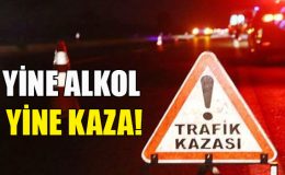 Alkollü içki tesiri altında kamyonun arka kısmına çarptı
