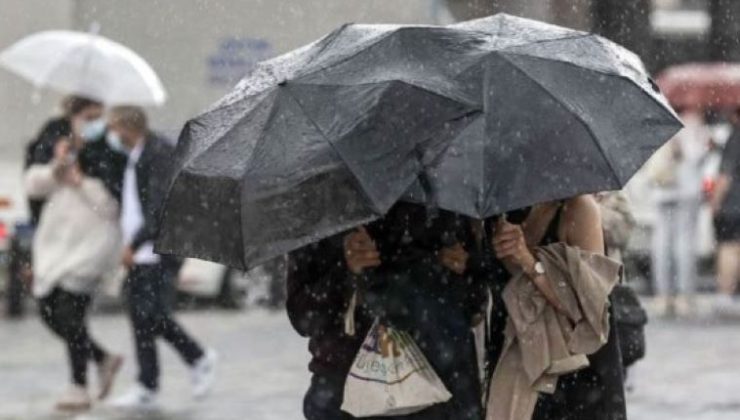 Meteoroloji Dairesi Cumartesi sağanak yağış beklendiğini duyurdu