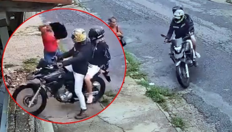 Girne’de yolda yürüyen kadının omzundaki çantayı, çekerek zorla alan Kapkaççı, tutuklandı