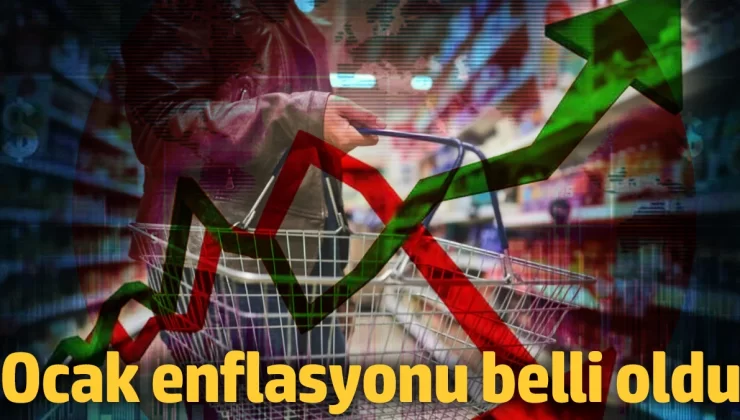TÜİK ocak ayı enflasyon oranını açıkladı